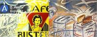 <font color="#ffffff">Morning Express  oil on canvas  36"x92"  (diptych) 1997 - 