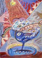 <font color="#ffffff">Party Time  oil on canvas  60"x44"  1985 - 